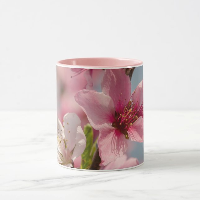 Taza Flor sakura, flor japonesa rosa (Centro)