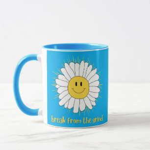 Taza Flor sonriente 3 BFTG Café Mug