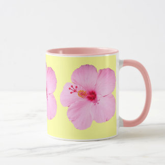 Taza Flor tropical Hibiscus rosa
