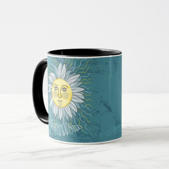 Taza Flor y sol - Naturaleza (Anverso izquierdo)