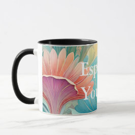 Taza Flora 2 Floral Pastel Combo Mug