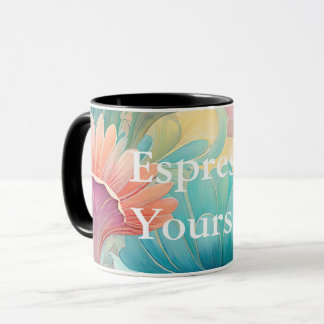 Taza Flora 2 Floral Pastel Combo Mug