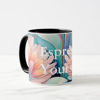 Taza Flora 4 Floral Pastel Combo Mug