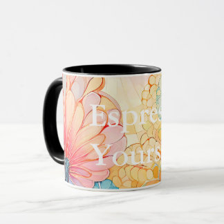 Taza Flora 5 Floral Pastel Combo Mug