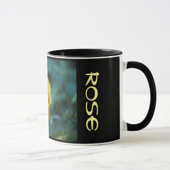 Taza Flora rosa amarilla 7 (Derecha)