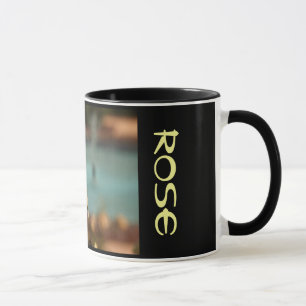 Taza Flora rosa amarilla 8