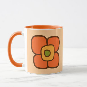 Taza Floración Retro de Primavera