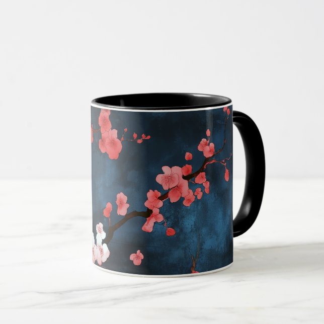 Taza Floraciones de medianoche (Anverso derecho)