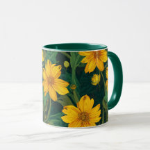Taza floral