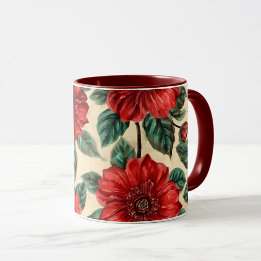 Taza floral