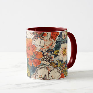 Taza floral