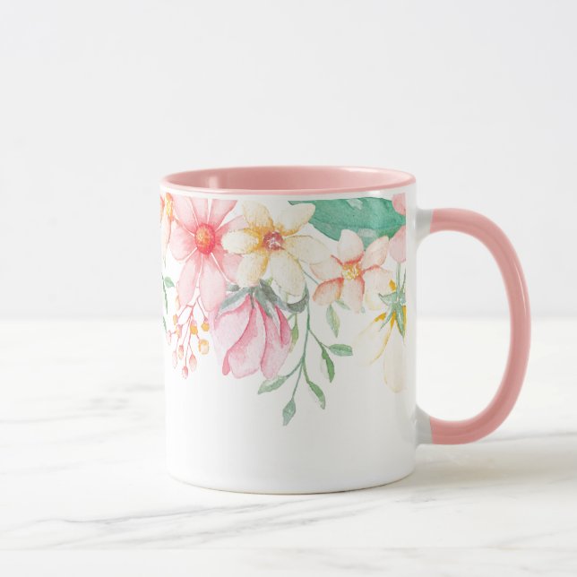 Taza floral (Derecha)
