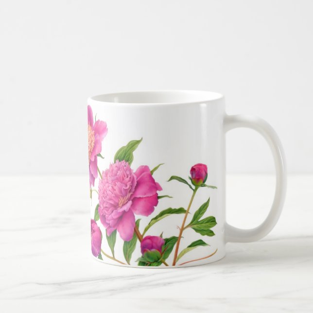 Taza floral (Derecha)