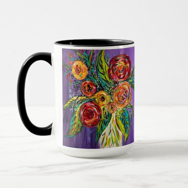 Taza Floral (Izquierda)