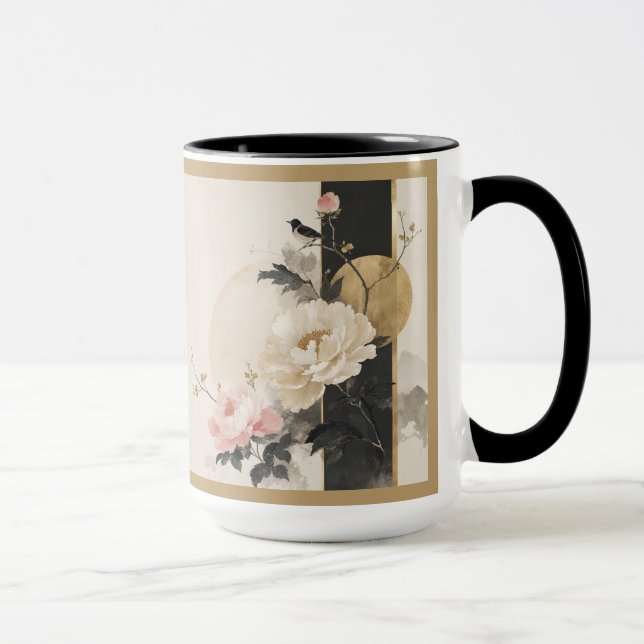 Taza "Floral Abstracto" (Derecha)