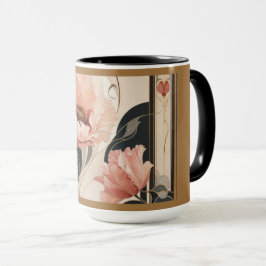 Taza "Floral Abstracto"