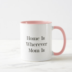 Taza Floral de Cordero para Mamá Regalo del Día de