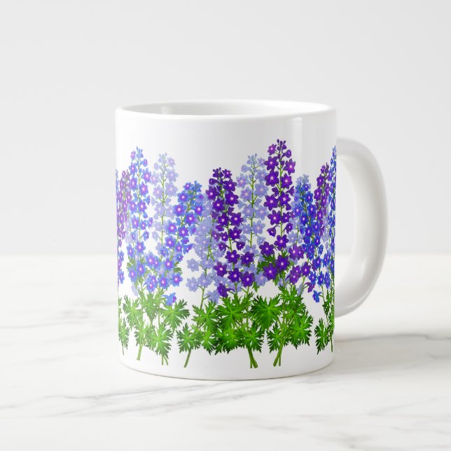 Taza floral de la especialidad del jardín de (Derecha)