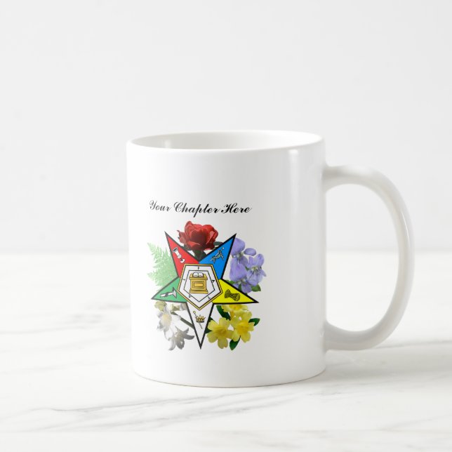 Taza floral de la estrella del este adaptable (Derecha)
