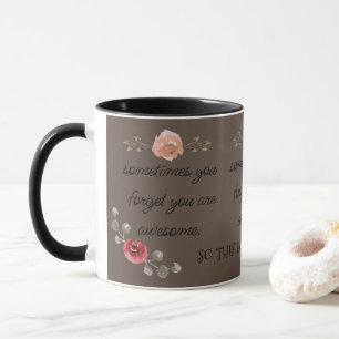 Taza Floral de moda y sabor delicioso