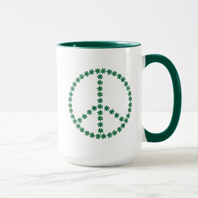 Taza Floral de paz (Derecha)