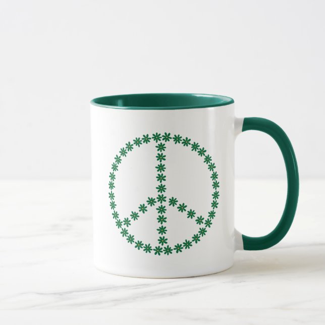 Taza Floral de paz (Derecha)