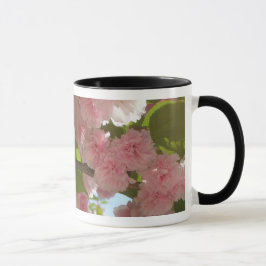 Taza Floral de primavera del árbol de cerezo III con do