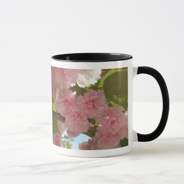 Taza Floral de primavera del árbol de cerezo III con do (Derecha)
