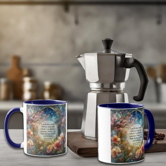 Taza Floral de vidrio templado colorido (Subido por el creador)