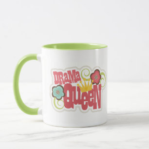 Taza Floral Drama Queen