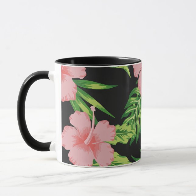 Taza Floral Hawaiian Dark (Izquierda)