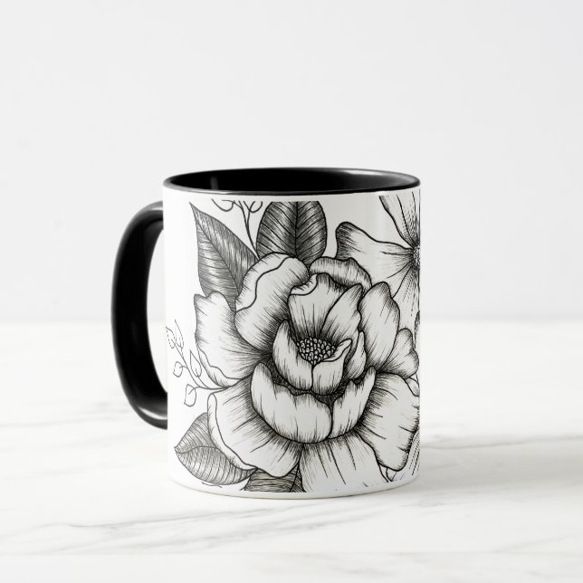 Taza Floral Mug (Anverso izquierdo)