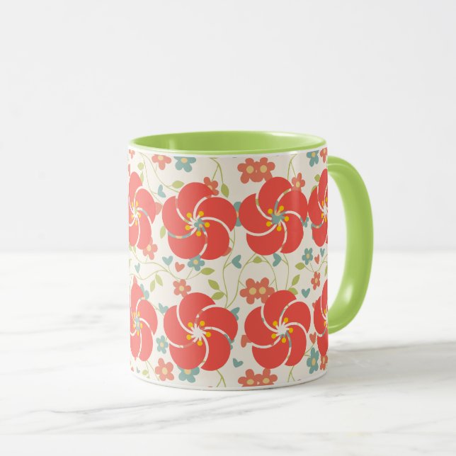 Taza Floral Mug (Anverso derecho)