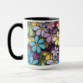 Taza Floral Mulicolor