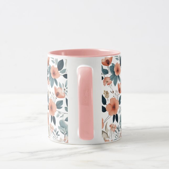 Taza  Floral Pattern in Pastel Tones (Asa)