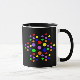 Taza Floral Rainbow Spots Mug