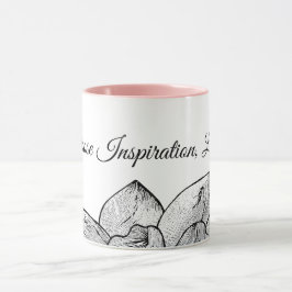 Taza Floral Rosa Personalizado "Elige la Inspiración"