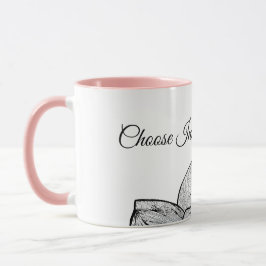 Taza Floral Rosa Personalizado "Elige la Inspiración"