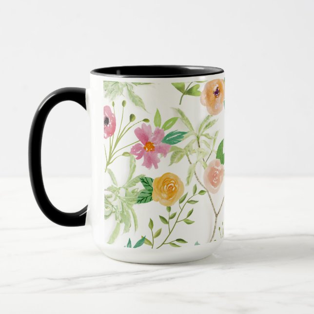 Taza Floral Shabby Chic (Izquierda)