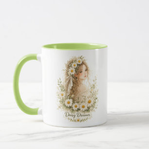 Taza Floral Soñadora Daisy