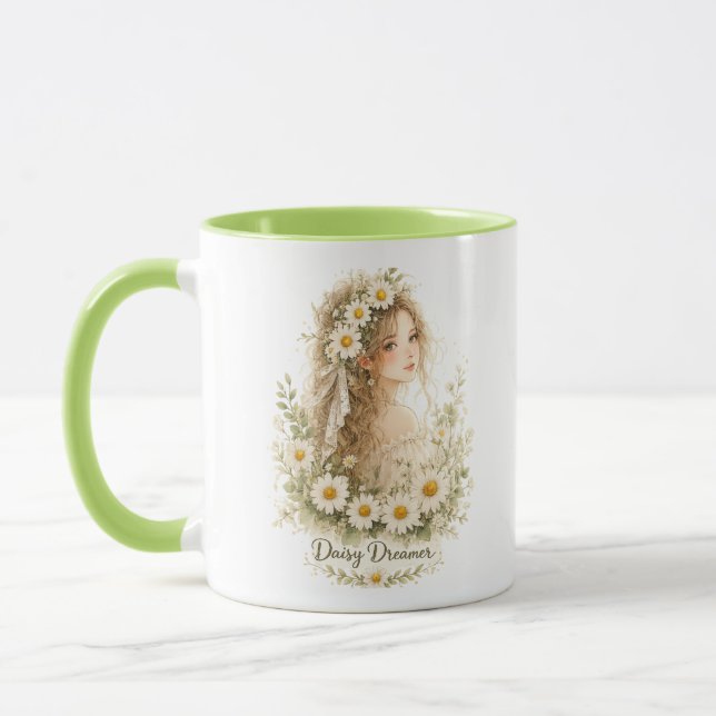 Taza Floral Soñadora Daisy (Izquierda)