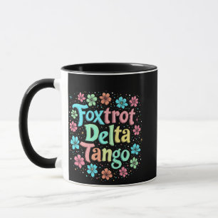 Taza Floral sutil anti Trump 8647 anti Maga