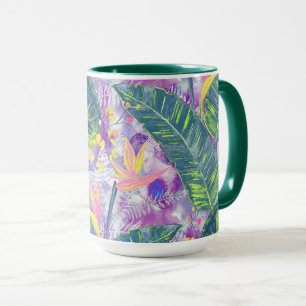 Taza Floral tropical, Botánico
