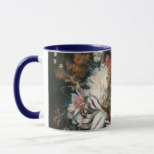 Taza Floral vintage Jan van Huysum Bouquet