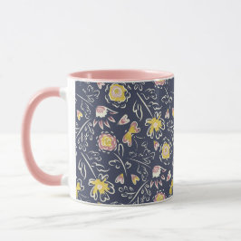 Taza Floral Whirlwind