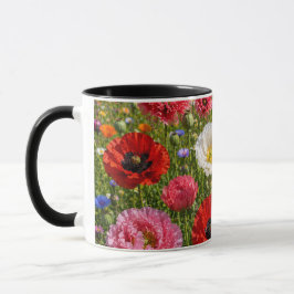 Taza Floral Wildflower Mug, Botanical Coffee Cup