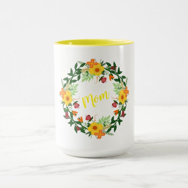 Taza Floral Wreath (Centro)