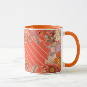 Taza Florales rústicos elegantes