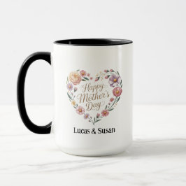 Taza Florals Flowers Happy Mother's Day Gift Combo
