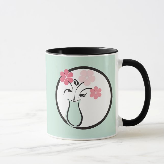 Taza Florero de flores (Derecha)